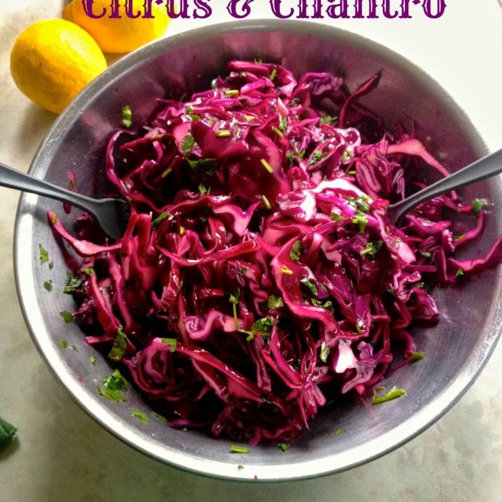 Crunchy Slaw With Citrus & Cilantro