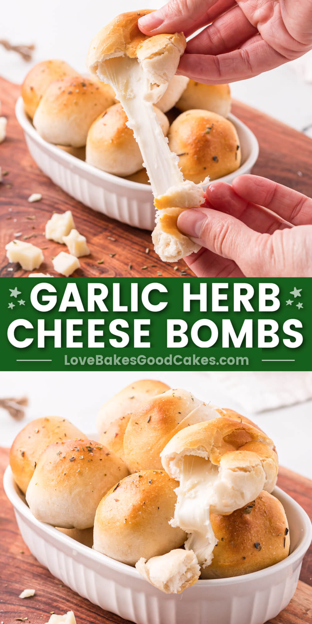 Garlic & Herb Cheese Bombs Love Bakes Good Cakes