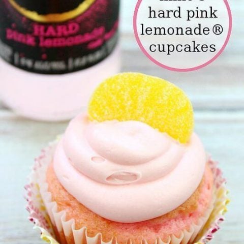 mike's hard pink lemonade® cupcakes