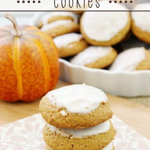 Soft Pumpkin Spice Cookies