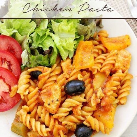 Easy One Pot Mediterranean Chicken Pasta