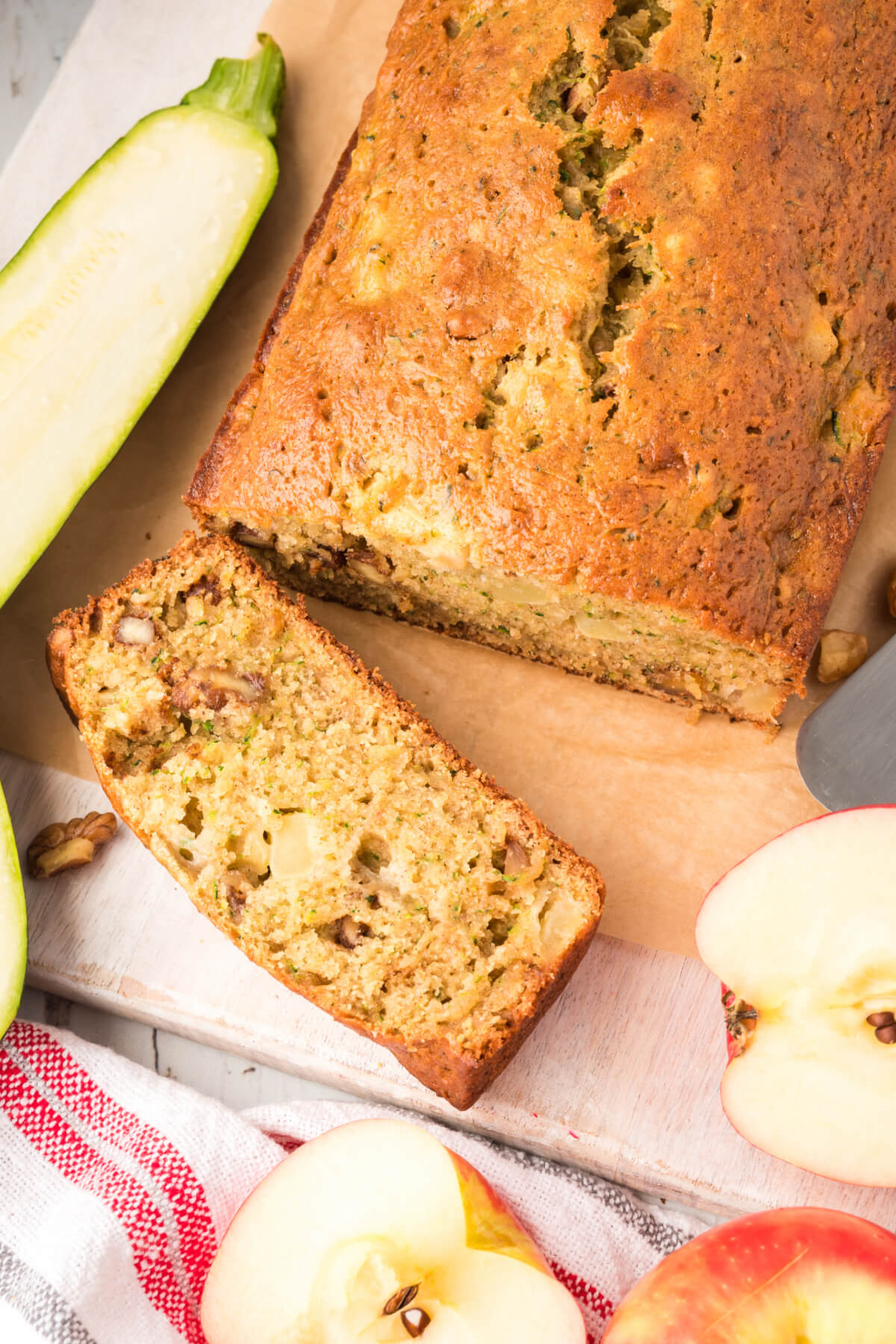 Apple Zucchini Bread Love Bakes Good Cakes