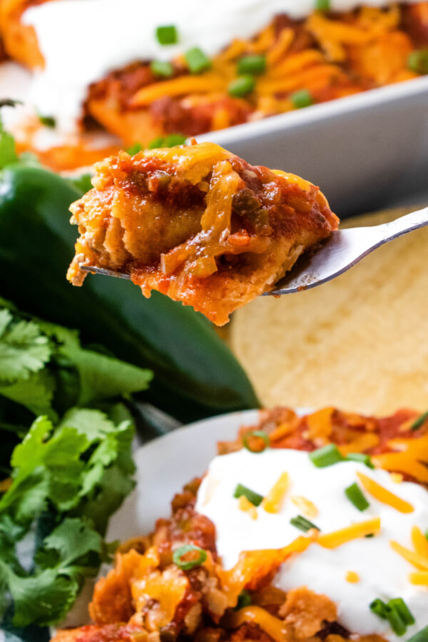 Ground Beef Enchiladas - Love Bakes Good Cakes