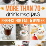 more than 70 drink recipes collage