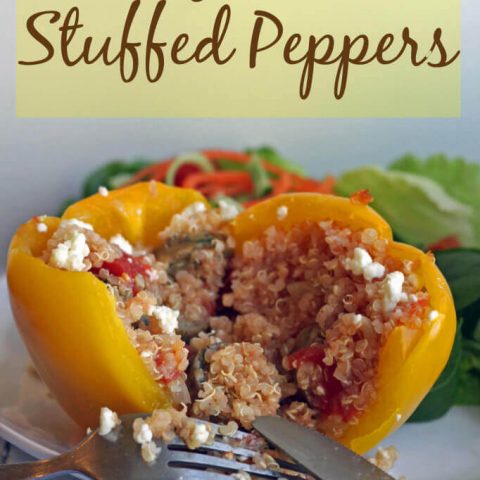 Sausage Stuffed Peppers with Feta