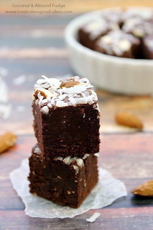 Coconut and Almond Fudge