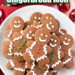 gingerbread men on white plate