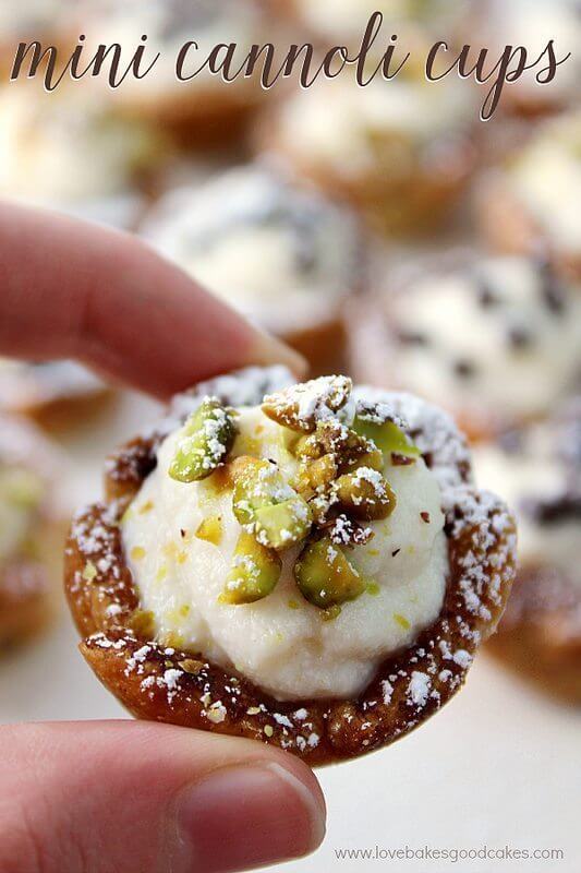 Mini Cannoli Cups