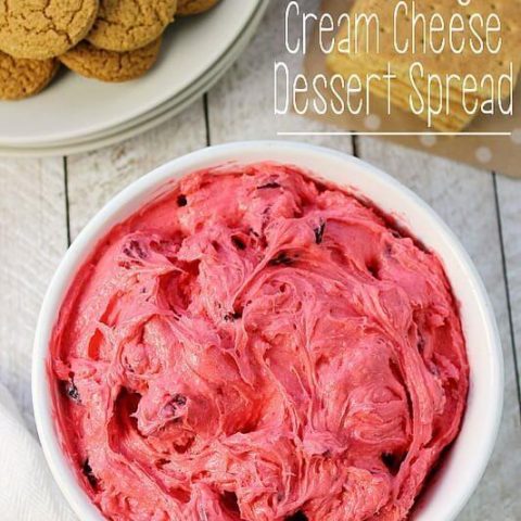 Cranberry Cream Cheese Dessert Spread