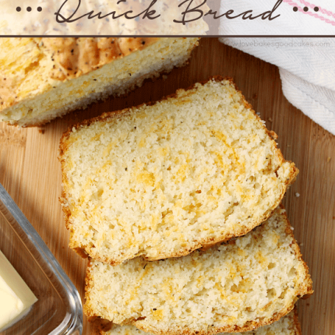 Garlic Cheddar Quick Bread