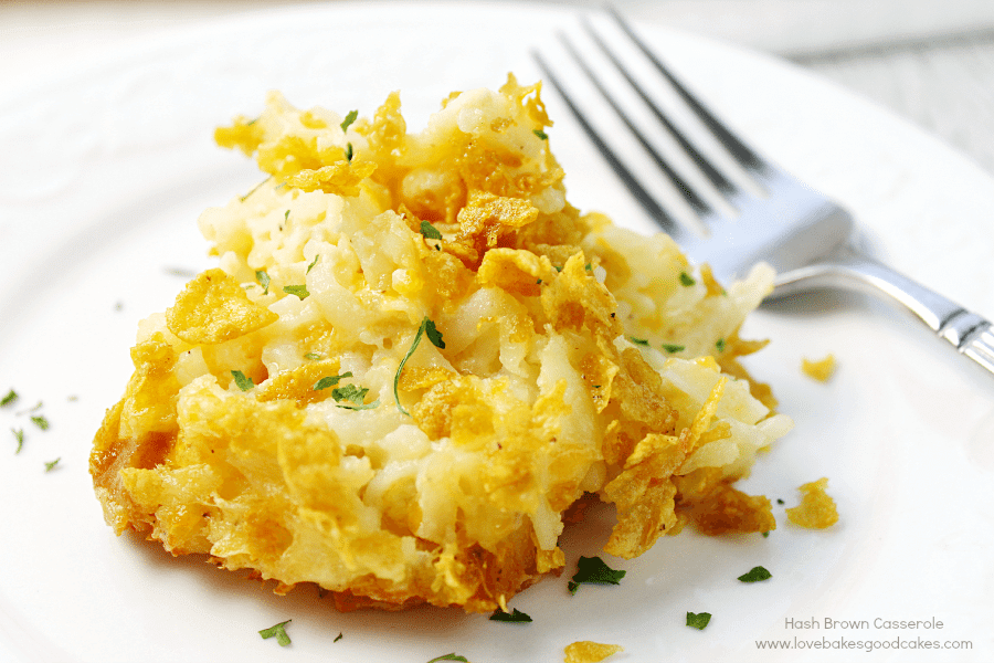 Hash Brown Casserole Aka Funeral Potatoes Love Bakes Good Cakes