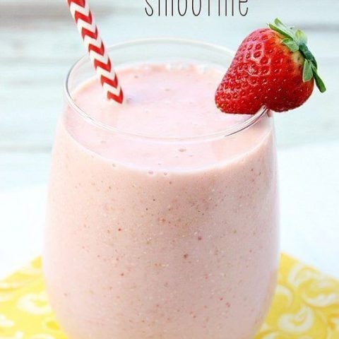 Strawberry Banana Oatmeal Smoothie