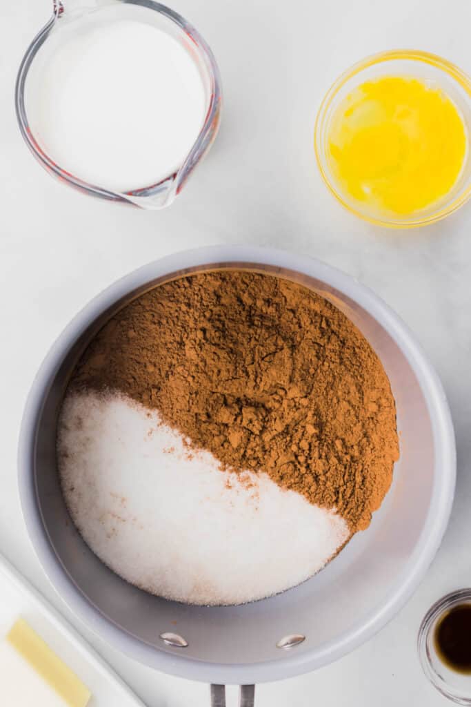 dry ingredients in a bowl