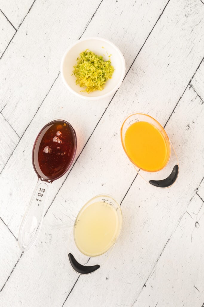 ingredients to make fruit salad dressing