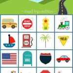 printable scavenger hunt - road trip version