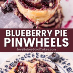 blueberry pie pinwheels