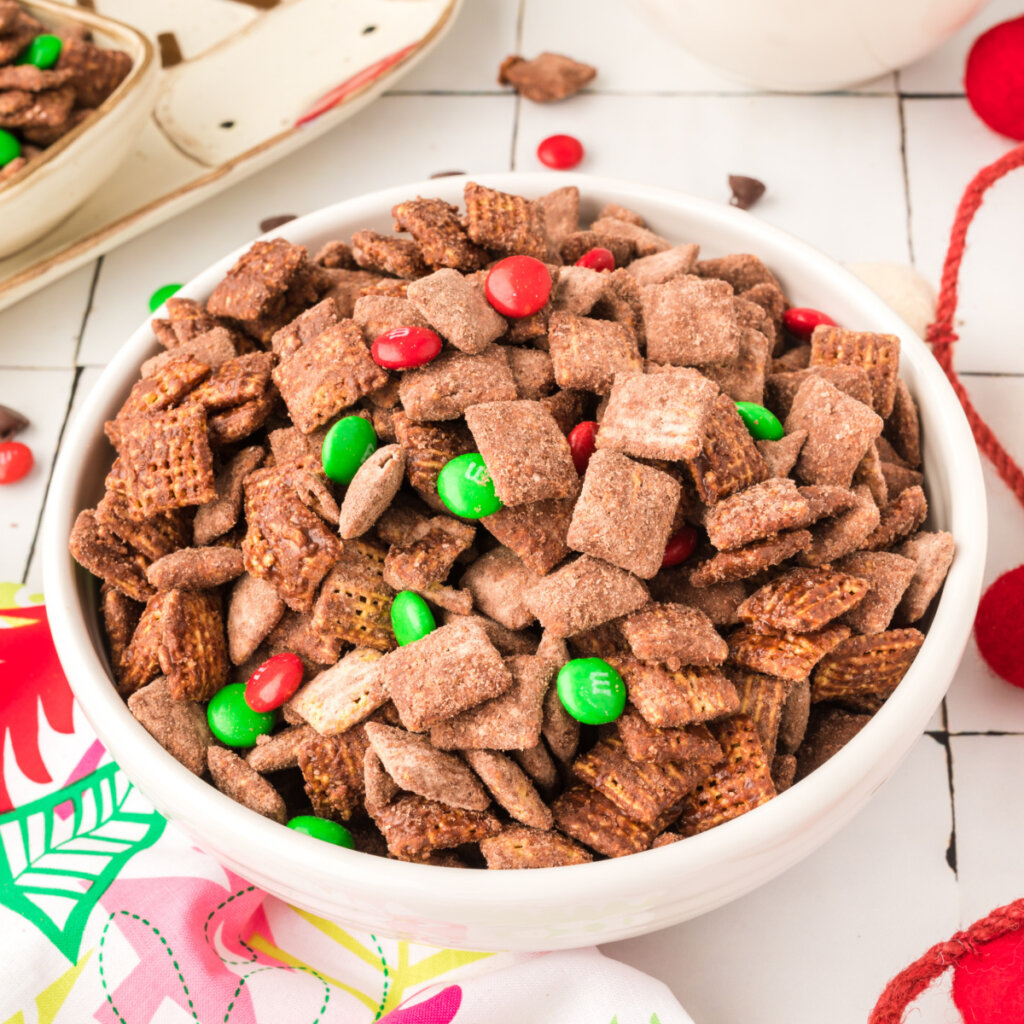 reinderr chow in a bowl