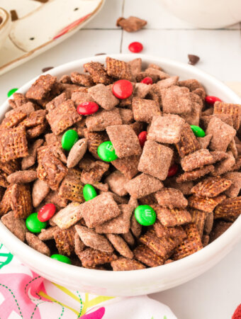 reinderr chow in a bowl