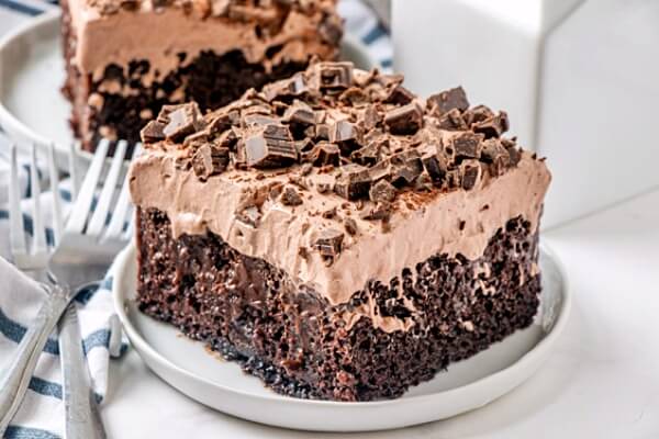 Death By Chocolate Poke Cake