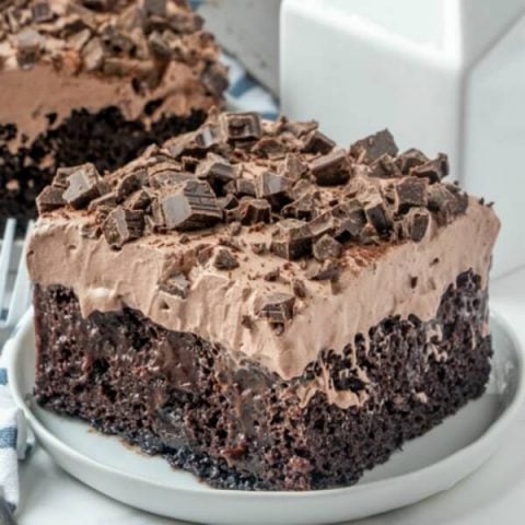 Death By Chocolate Poke Cake
