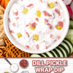 dill pickle wrap dip facebook collage