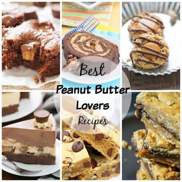 Best Peanut Butter Recipes collage.