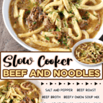 slow cooker beef and noodles facebook collage 2