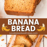 banana bread pin collage