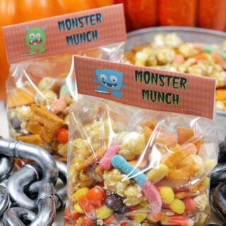 Halloween Monster Munch in bag.