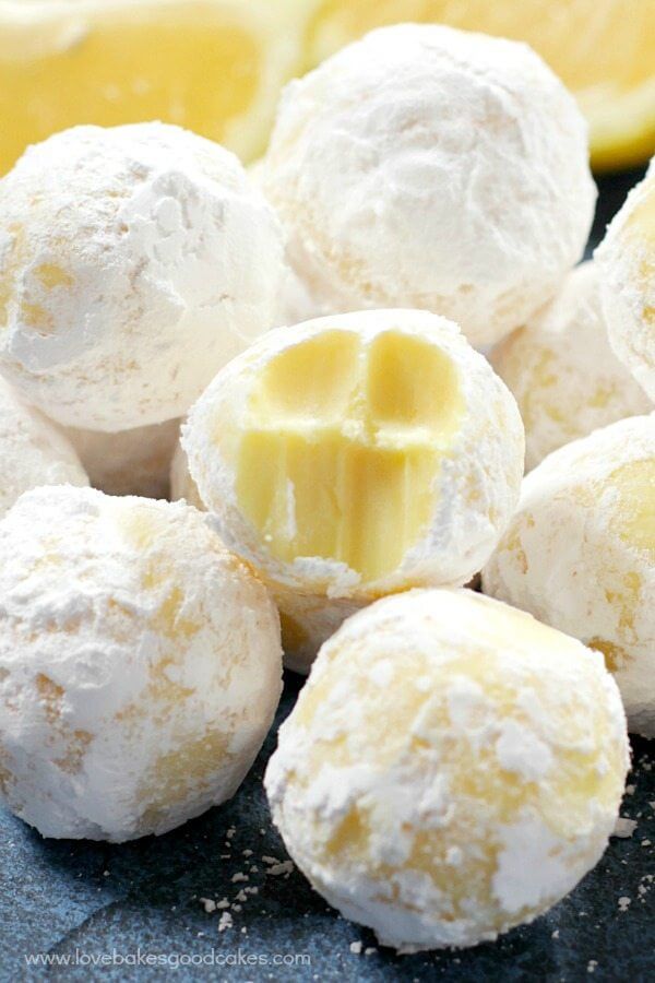 White Chocolate Lemon Truffles