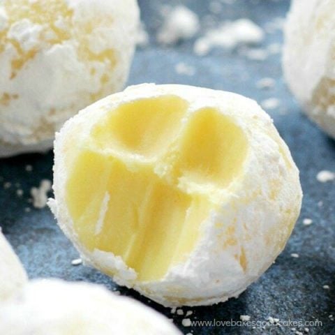 White Chocolate Lemon Truffles