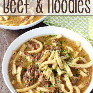 Hearty, and stick-to-your-ribs, this Slow Cooker Beef & Noodles is a cinch to make!