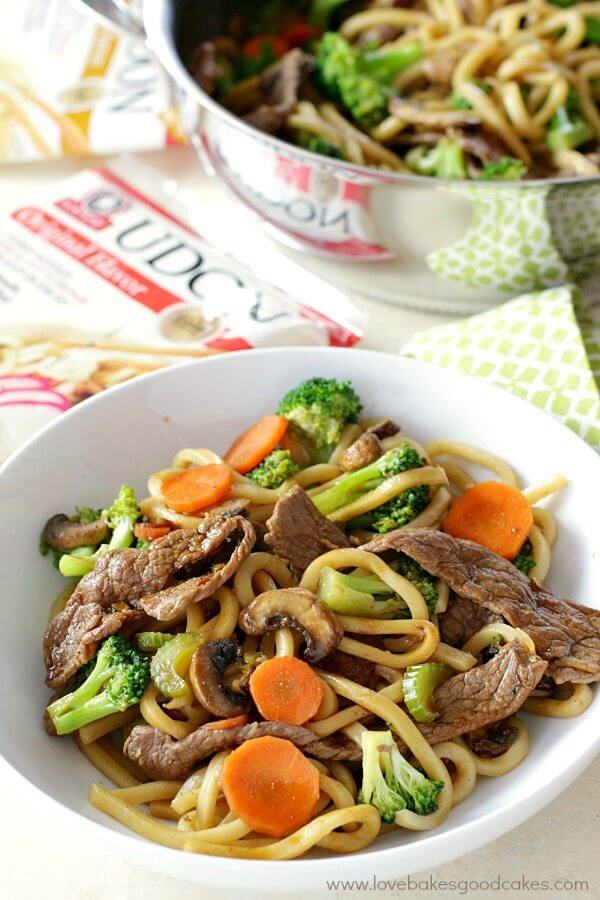 Hoisin Beef Noodle Stir Fry Love Bakes Good Cakes