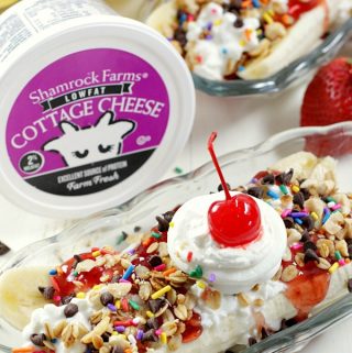 Breakfast is anything but boring when this Easy Breakfast Banana Split recipe makes an appearance! Cottage cheese naturally provides the healthy protein you need to power through the day.
