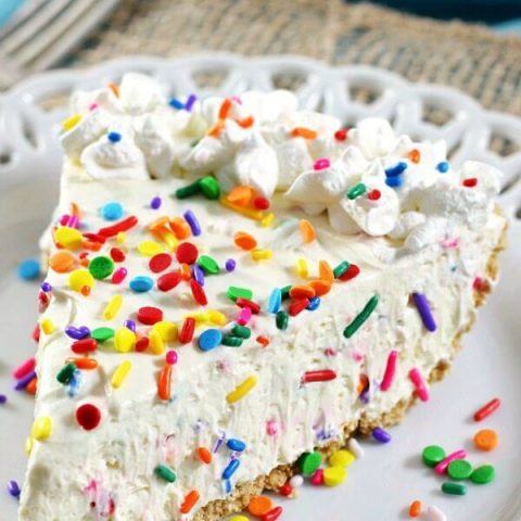 No-Bake Funfetti Cheesecake