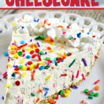 This No-Bake Funfetti Cheesecake is the perfect ending to any meal - and you don't even have to heat up the oven! Cream cheese combines with dry cake mix and plenty of colorful sprinkles for a delicious treat everyone will love.