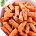 Take carrots to the next level with this Dill Butter Carrots recipe. Tender, sweet carrots pair perfectly with butter and dill in this quick and easy side dish.
