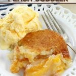 This Easy Southern Peach Cobbler recipe is a must-make dish for your next cookout!