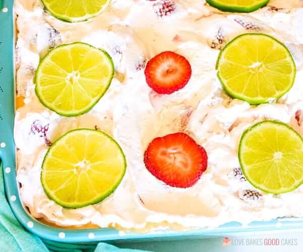 Boozy Strawberry Margarita Poke Cake Love Bakes Good Cakes
