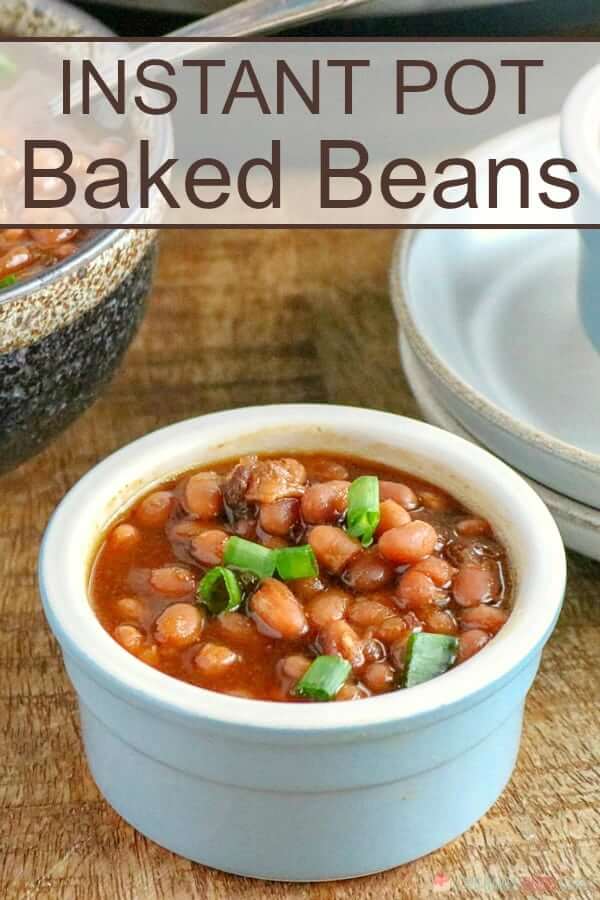 Instant Pot Baked Beans - Love Bakes Good Cakes