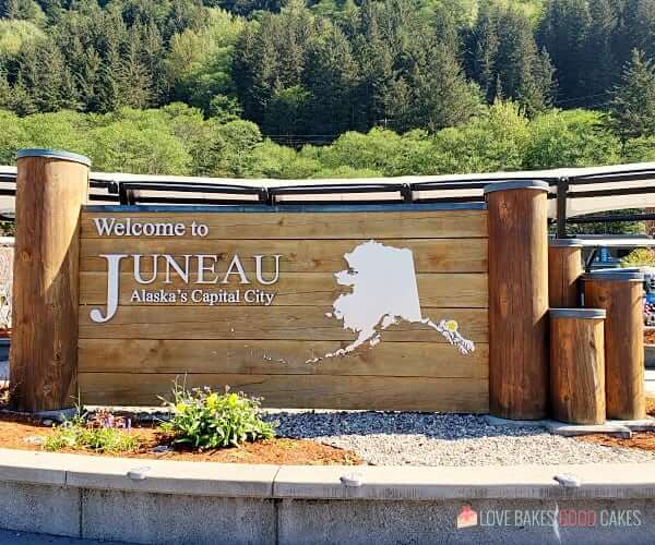 Welcome to Juneau Alaska sign.