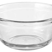 Glass Food Prep and Mixing Bowls, 4 Quart (Set of 2)