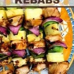 Take your taste buds on a tropical trip with these Hawaiian Chicken Kebabs. Marinated chicken combines with bell peppers, onions, and juicy pineapple for a delicious meal idea!