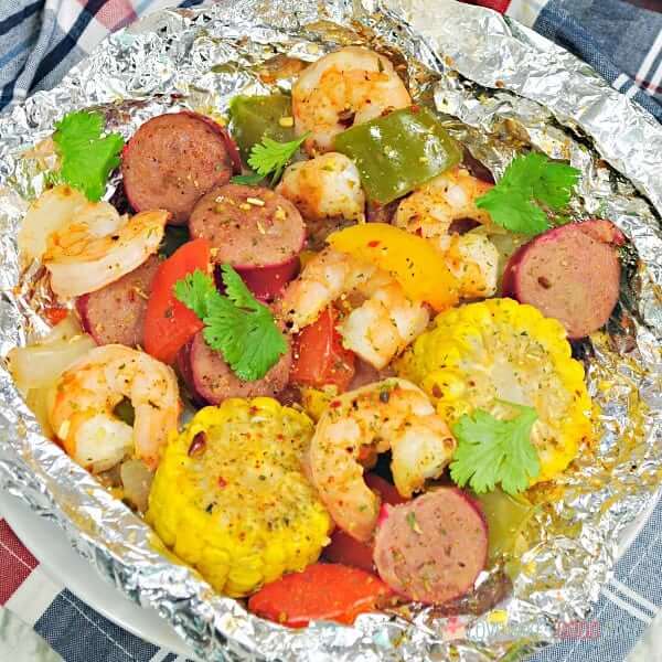Shrimp Boil Foil Packets
