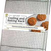 Stainless Steel Wire Cooling Rack for Half Sheet Pans - Heavy Duty Commercial Quality