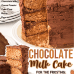 chocolate milk cake facebook collage 3