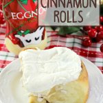 Make Christmas morning memorable with a pan of Eggnog Cinnamon Rolls. A soft, gooey eggnog-infused cinnamon roll topped with an amazing eggnog glaze.