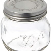 Pint (16-oz.) Wide Mouth Jars, Clear, 1-Pack of 4