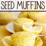 Lightly sweet with a burst of lemon flavor, these moist and tender Lemon Poppy Seed Muffins are great for breakfast or brunch.