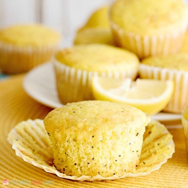 Lightly sweet with a burst of lemon flavor, these moist and tender Lemon Poppy Seed Muffins are great for breakfast or brunch.